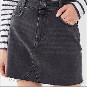 BDG Black Denim High Waisted Skirt
